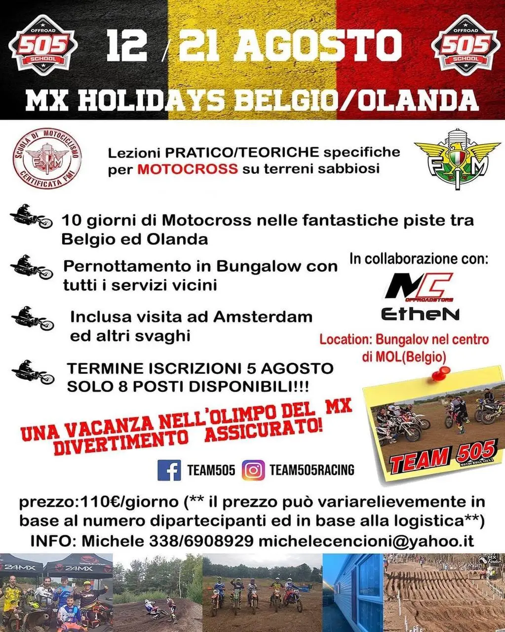 MX Holidays BELGIO/OLANDA
